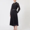 Lace shirt dress, navy Lace shirt dress, navy