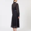 Lace shirt dress, navy Lace shirt dress, navy