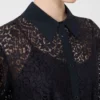 Lace shirt dress, navy Lace shirt dress, navy
