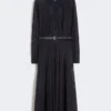 Lace shirt dress, navy Lace shirt dress, navy
