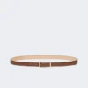 Leather belt, brown Leather belt, brown