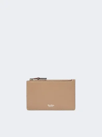 Leather card holder, mud