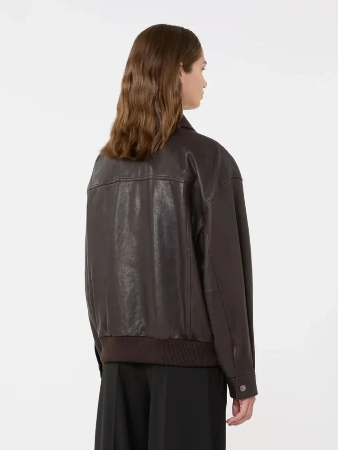 Leather jacket, brown