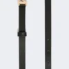 Leather monogram belt, black Leather monogram belt, black