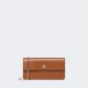 Leather phone pouch, amber brown Leather phone pouch, amber brown