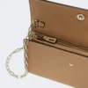 Leather phone pouch, mud