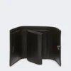 Leather purse, black Leather purse, black