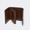 Leather purse, cocoa