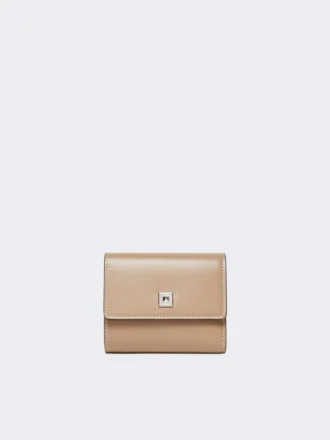 Leather purse, mud