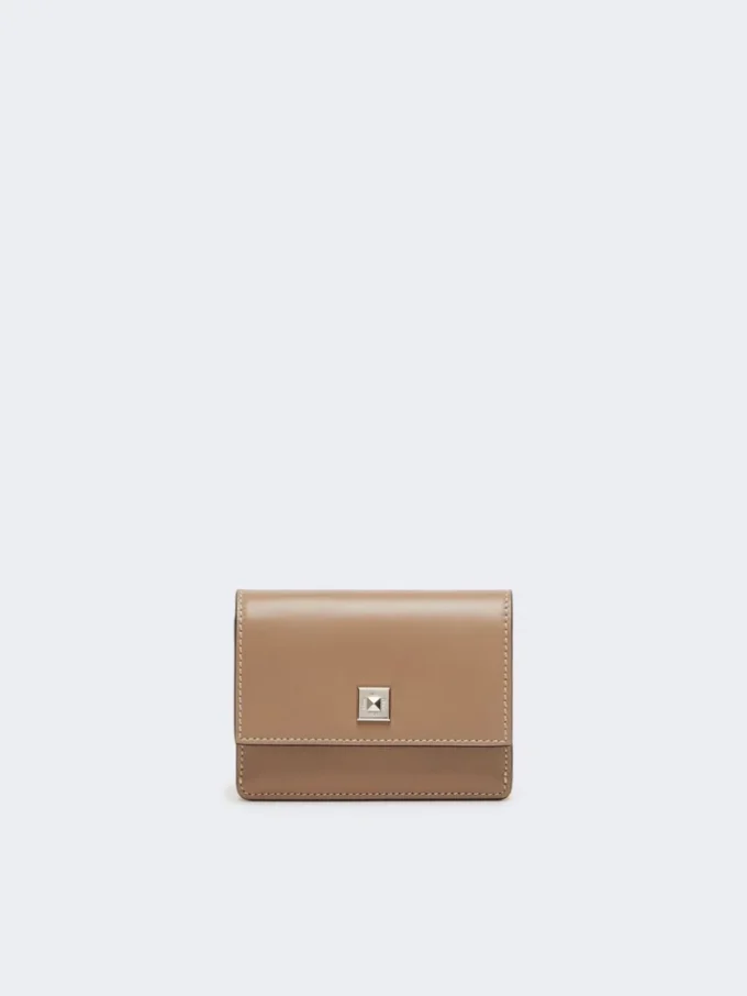 Leather purse, mud Leather purse, mud
