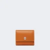 Leather purse, rust