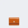 Leather purse, rust