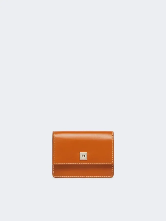 Leather purse, rust