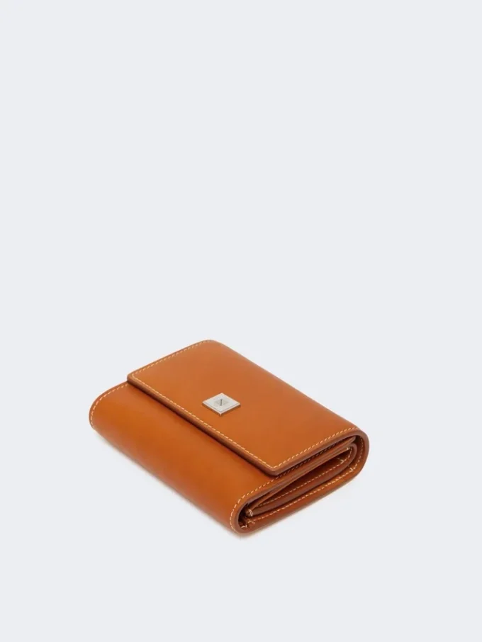Leather purse, rust