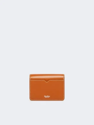 Leather purse, rust