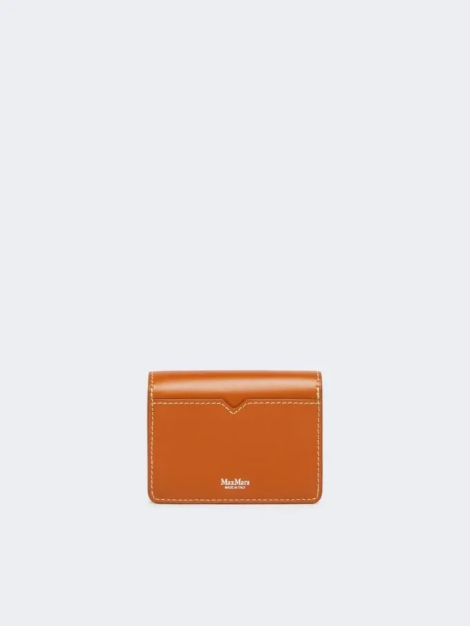 Leather purse, rust