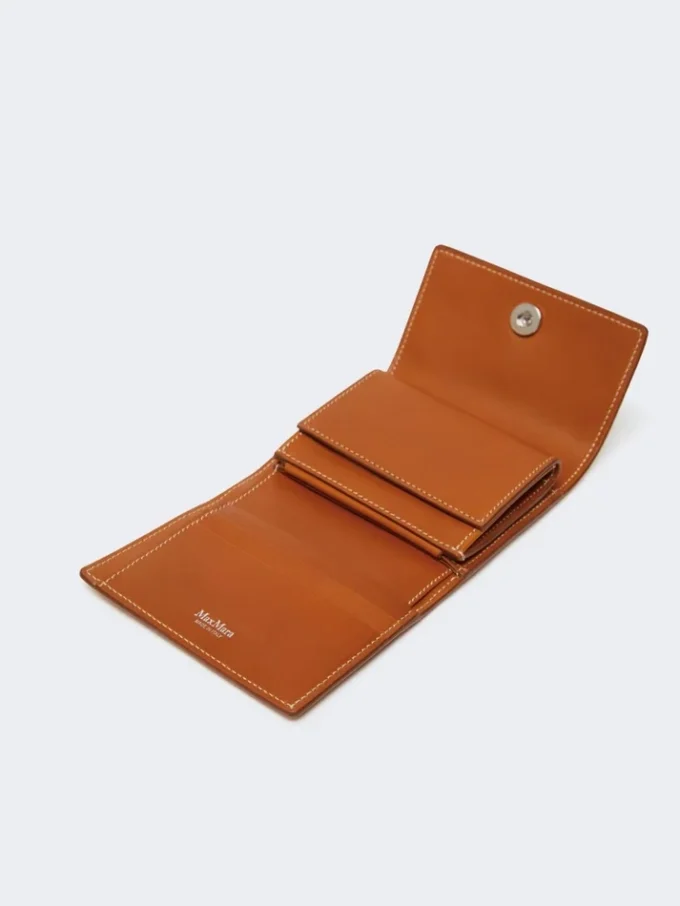 Leather purse, rust