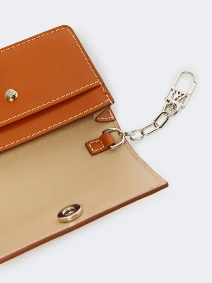 Leather purse, rust