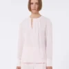Lightweight cady blouse, pink