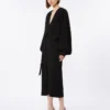 Lightweight cady dress, black Lightweight cady dress, black