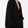 Lightweight cady dress, black Lightweight cady dress, black