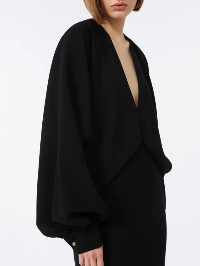 Lightweight cady dress, black Lightweight cady dress, black