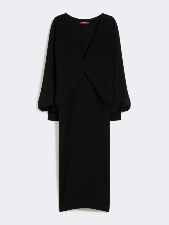 Lightweight cady dress, black Lightweight cady dress, black