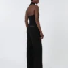 Lightweight cady jumpsuit, black Lightweight cady jumpsuit, black