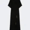 Lightweight cady jumpsuit, black Lightweight cady jumpsuit, black