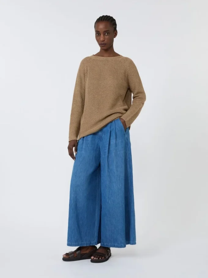 Lightweight linen sweater, desert Lightweight linen sweater, desert