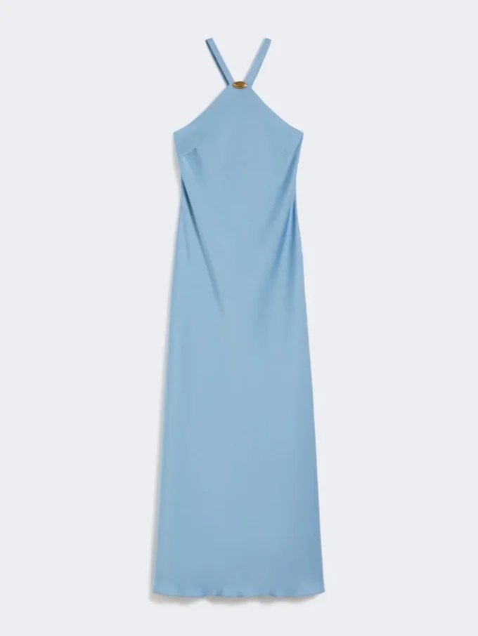 Lightweight satin dress, light blue Lightweight satin dress, light blue