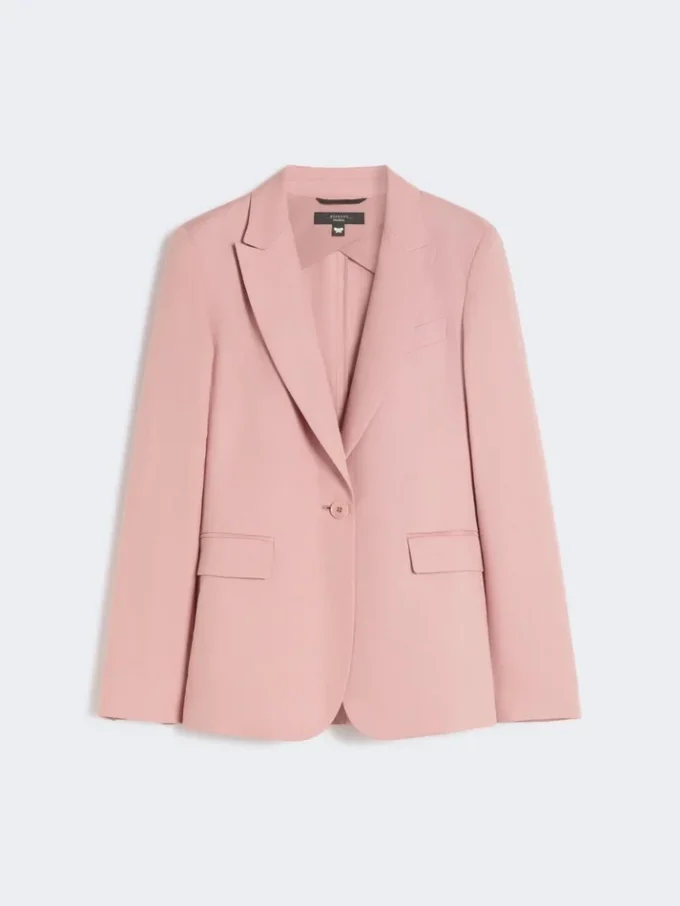 Linen and cotton canvas blazer, antique rose Linen and cotton canvas blazer, antique rose