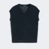 Linen yarn waistcoat, navy Linen yarn waistcoat, navy