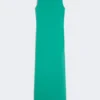 Long lightweight cady dress, green Long lightweight cady dress, green