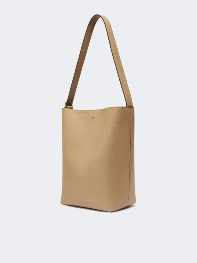– medium archetipo leather bag, mud – medium archetipo leather bag, mud