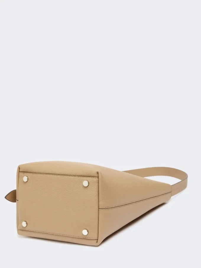 – medium archetipo leather bag, mud – medium archetipo leather bag, mud
