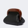 Medium leather bouba bag, black Medium leather bouba bag, black