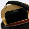 Medium leather bouba bag, black Medium leather bouba bag, black