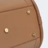 Medium leather marine bag, brown bronze Medium leather marine bag, brown bronze