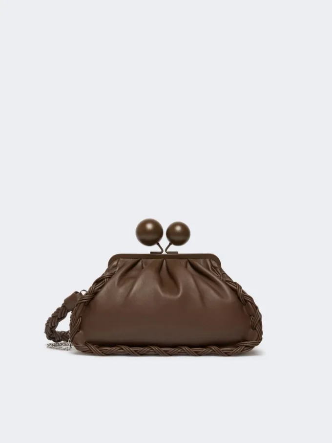 Medium nappa leather pasticcino bag, brown Medium nappa leather pasticcino bag, brown