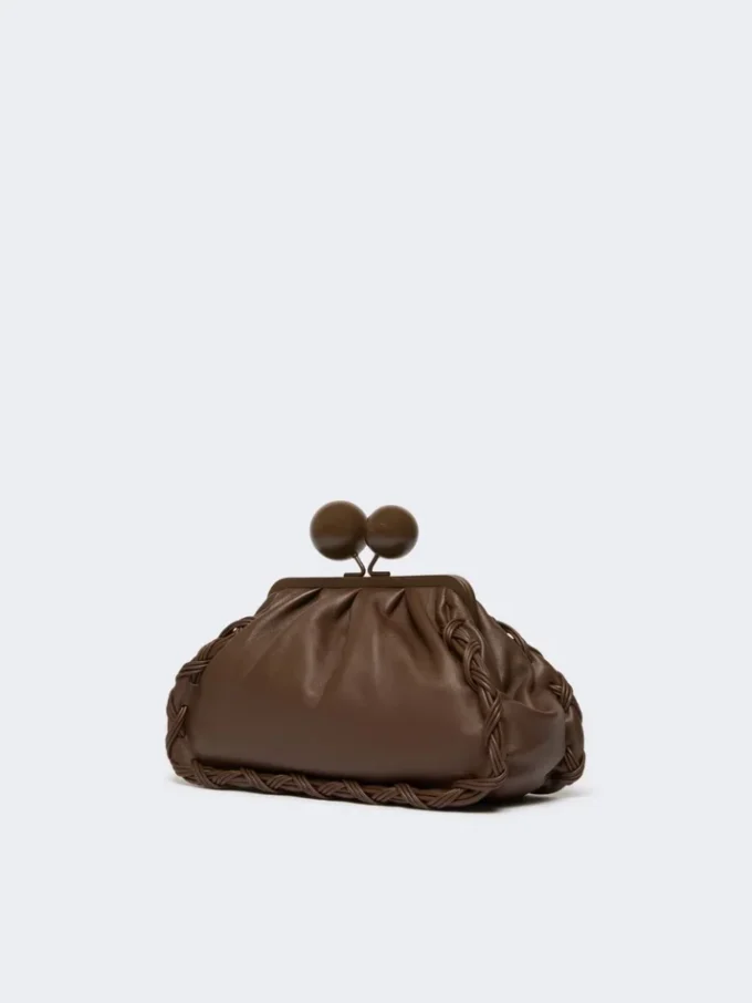 Medium nappa leather pasticcino bag, brown Medium nappa leather pasticcino bag, brown