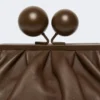 Medium nappa leather pasticcino bag, brown Medium nappa leather pasticcino bag, brown