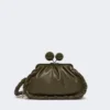 Medium nappa leather pasticcino bag, kaki Medium nappa leather pasticcino bag, kaki