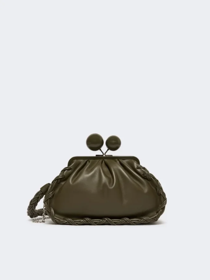 Medium nappa leather pasticcino bag, kaki Medium nappa leather pasticcino bag, kaki