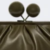 Medium nappa leather pasticcino bag, kaki Medium nappa leather pasticcino bag, kaki