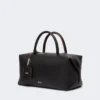Medium natural leather bowler bag, black Medium natural leather bowler bag, black