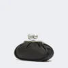 Medium pasticcino bag in glossy nappa leather, black