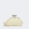 Medium pasticcino bag in glossy nappa leather, ivory Medium pasticcino bag in glossy nappa leather, ivory