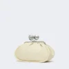 Medium pasticcino bag in glossy nappa leather, ivory Medium pasticcino bag in glossy nappa leather, ivory