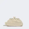 Medium raffia-effect pasticcino bag, turtledove Medium raffia-effect pasticcino bag, turtledove
